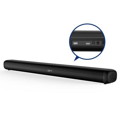 2.1ch Sound Bar with Built-in Subwoofer, 60W, All-in-one Compact Design with Wireless Bluetooth, Powered by Dolby Audio, HDMI ARC/Optical/AUX/USB, 3 EQ Modes