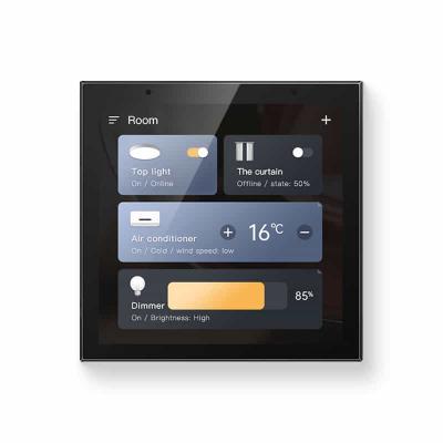 4 inch smart home control panel touch screen central control hub multi functional tuya wifi switch host with zigbee gateway