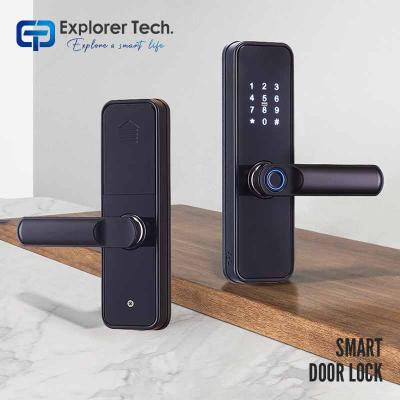 Smart Fingerprint Dooklock Smart Home Intelligent Linkage Semi-automatic Password Lock