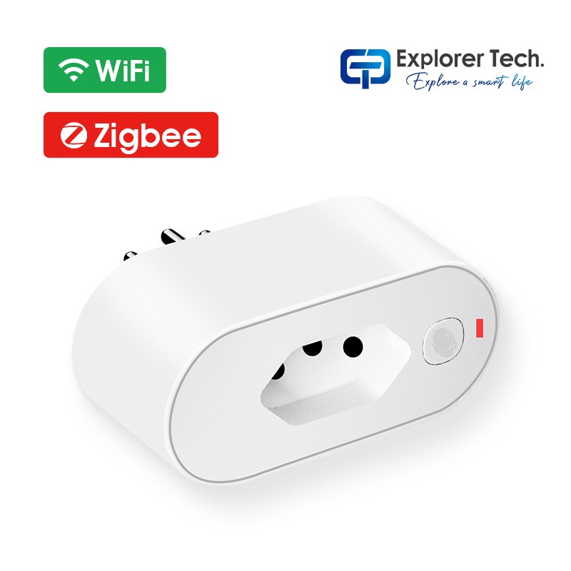 Smart home Brazilian standard 16A power monitor wifi plug app control zigbee receptacle plugs intelligent outlet socket