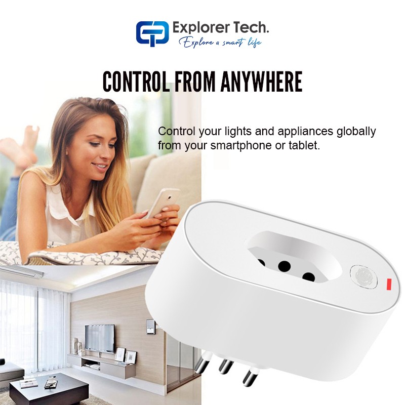 Smart home Brazilian standard 16A power monitor wifi plug app control zigbee receptacle plugs intelligent outlet socket