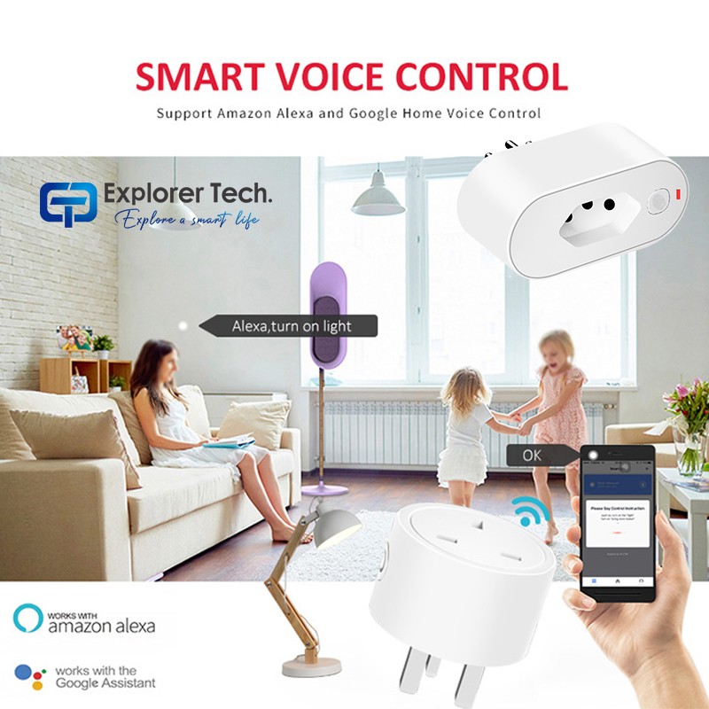 Smart home Brazilian standard 16A power monitor wifi plug app control zigbee receptacle plugs intelligent outlet socket