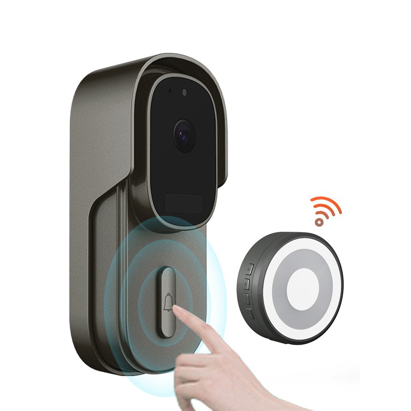 Smart home visual doorbell high resolution wifi video doorbell with wireless intercon door bell