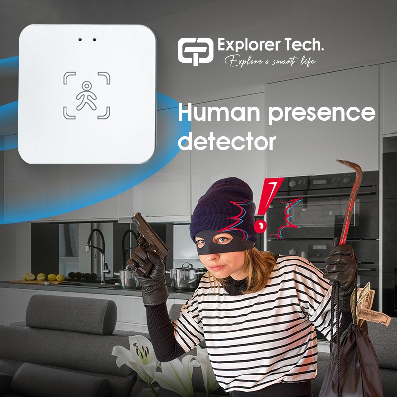 Smart human presence sensor zigbee millimeter wave radar human detection static detection motion detector