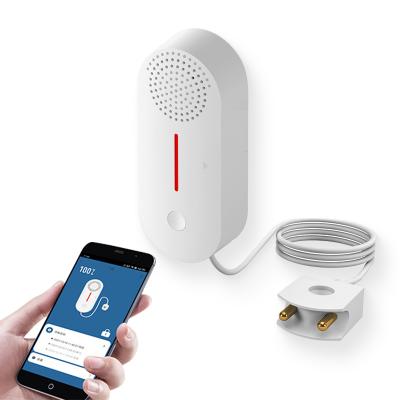 Smart home app control wifi water leakage detector flood detector water leak alarm water immersion audio alarm siren